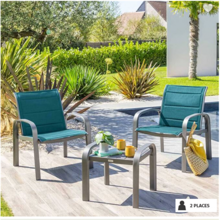 Salon de jardin pour 2 ou 4 personnes pour améliorer votre espèces de vie de votre jardin